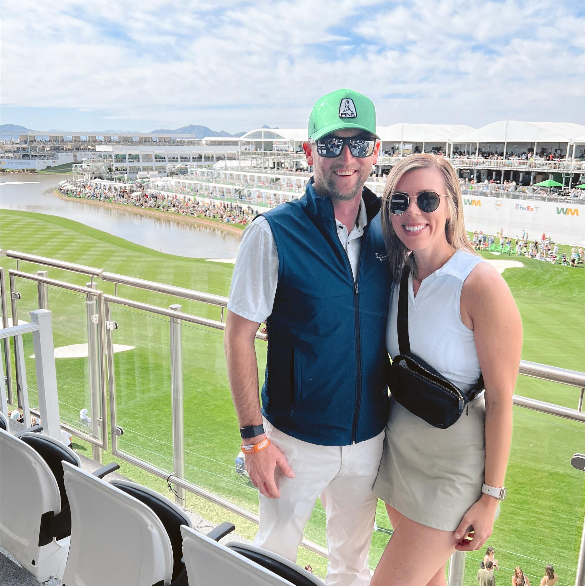 First "Waste Management" Together in box seats! 