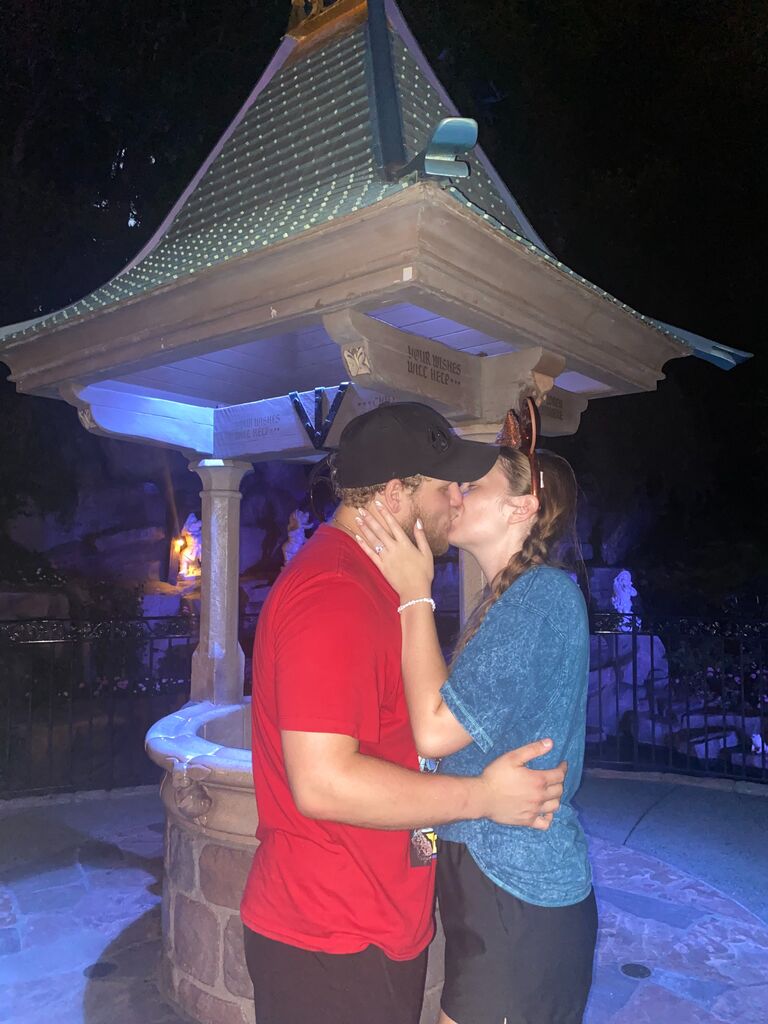 Such an amazing night! Fun fact: "UP" is really important to us and the theme song was playing in the background while Mason popped the question!