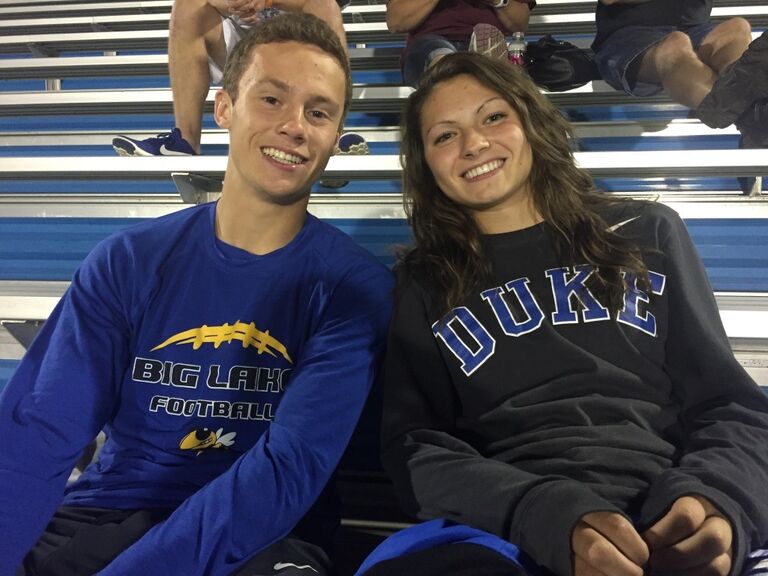 Emma and Luke started talking in the summer of 2016. They shared their first date at Daddy-o’s ice cream shop and officially started dating that September. 
