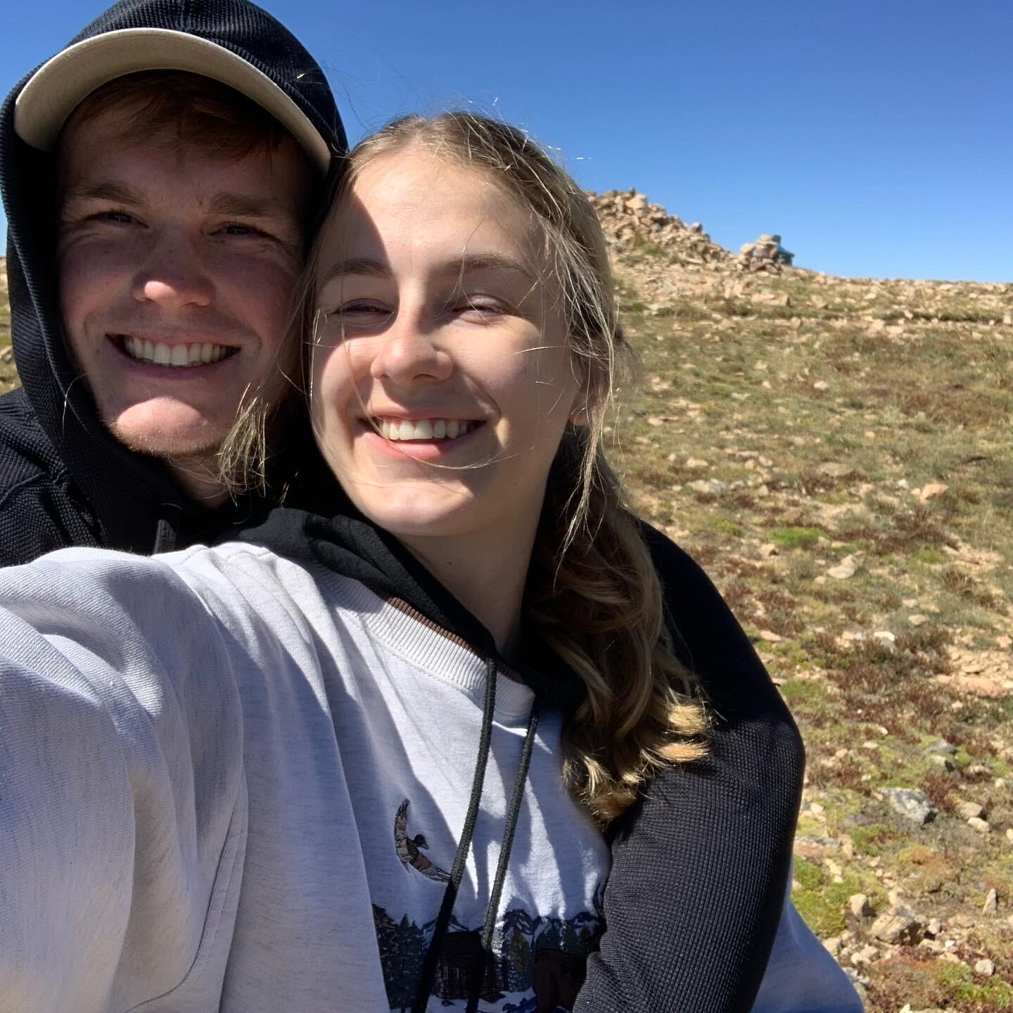 Our first trip together, Colorado: This photo was taken after our hardest hike of the trip, Loveland Pass. We were both extremely sick the entire vacation, and the day we decided to do this hike was the worst hands down. On the way up, we took many breaks and had so many fruitful conversations... it's where we both realized this was "it" for both of us.
*this location pops up again a year later*