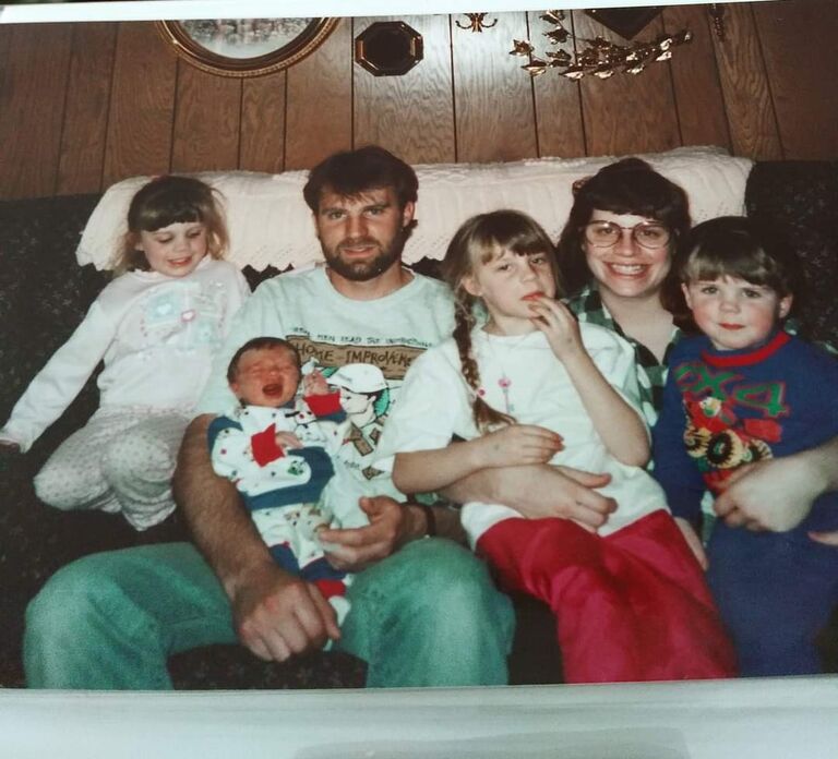 Lindsay's family, whom she COMPLETELY! ADORES!