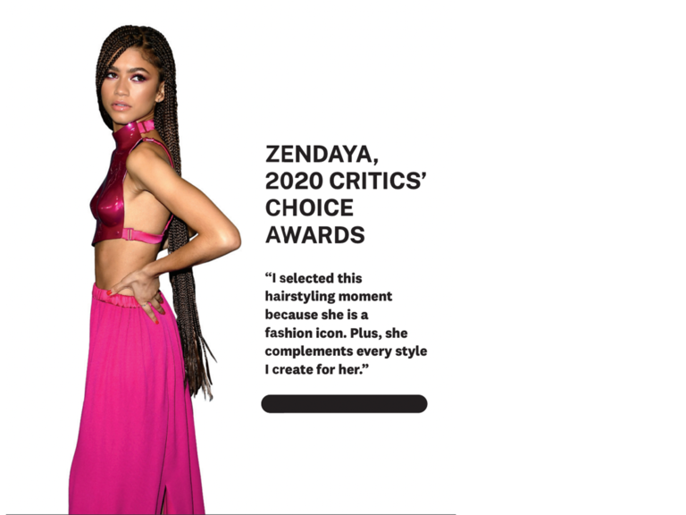 kim kimble on styling zendaya critics choice awards