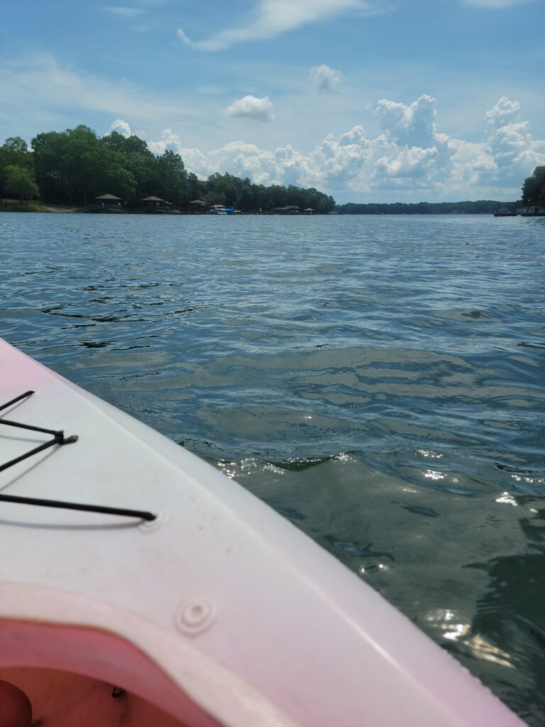 Our first kayak trip together