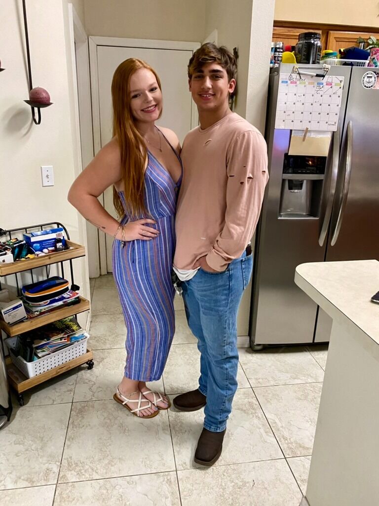 Our first outing as a dating couple.