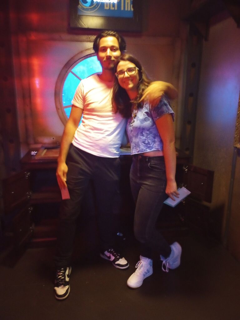 Sean took me to the Escape Game and out to eat for my 24th birthday, it was a rough time for me but he made the day so fun :)