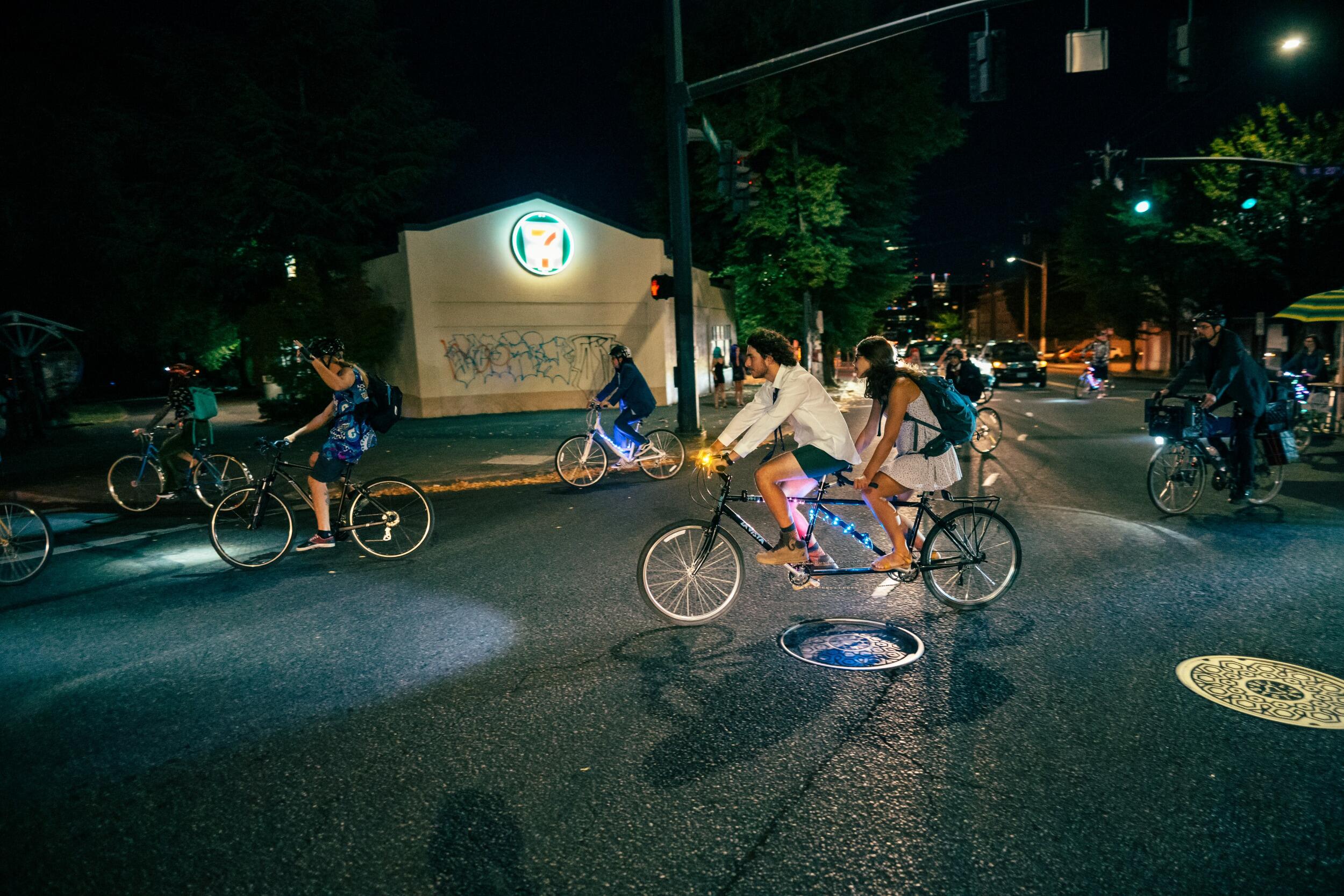 Sophia and Devon go Tandem! Our first bike prom and we got a tandem bike together, our first big purchase as a couple. We still have the bike and it's cooler than it's ever been!