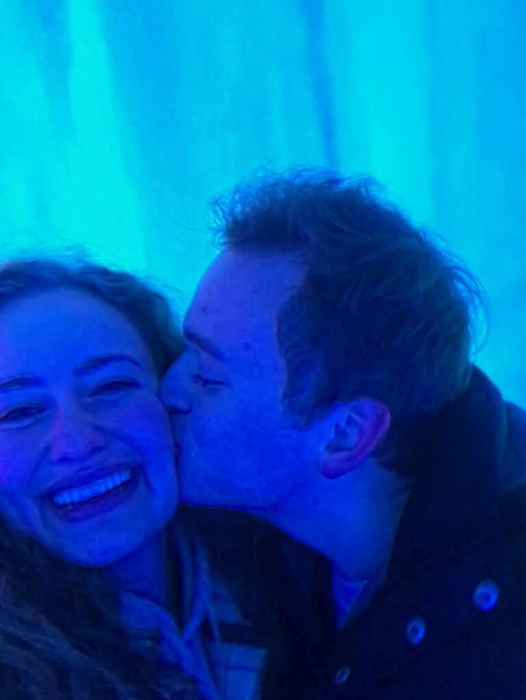 A few weeks after we began dating, at the Ice Palace. Hannah moved back home for the semester, and we started dating long distance.