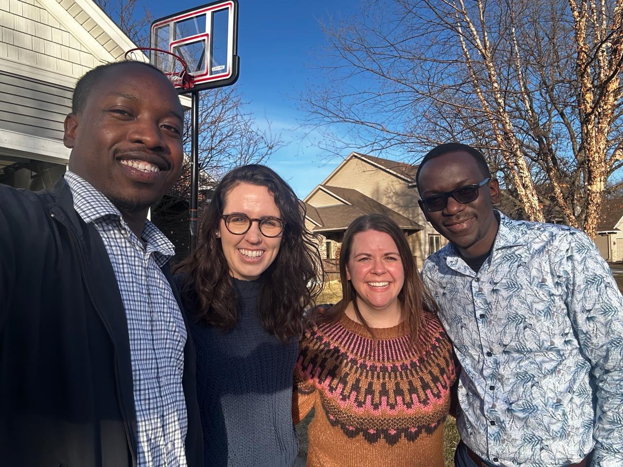 Over the next 3 years, any time Johnny was in the US, the crew would get together (Nina, Hannah, and Johnny) to hang out. 