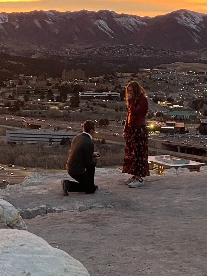 The moment was bliss...