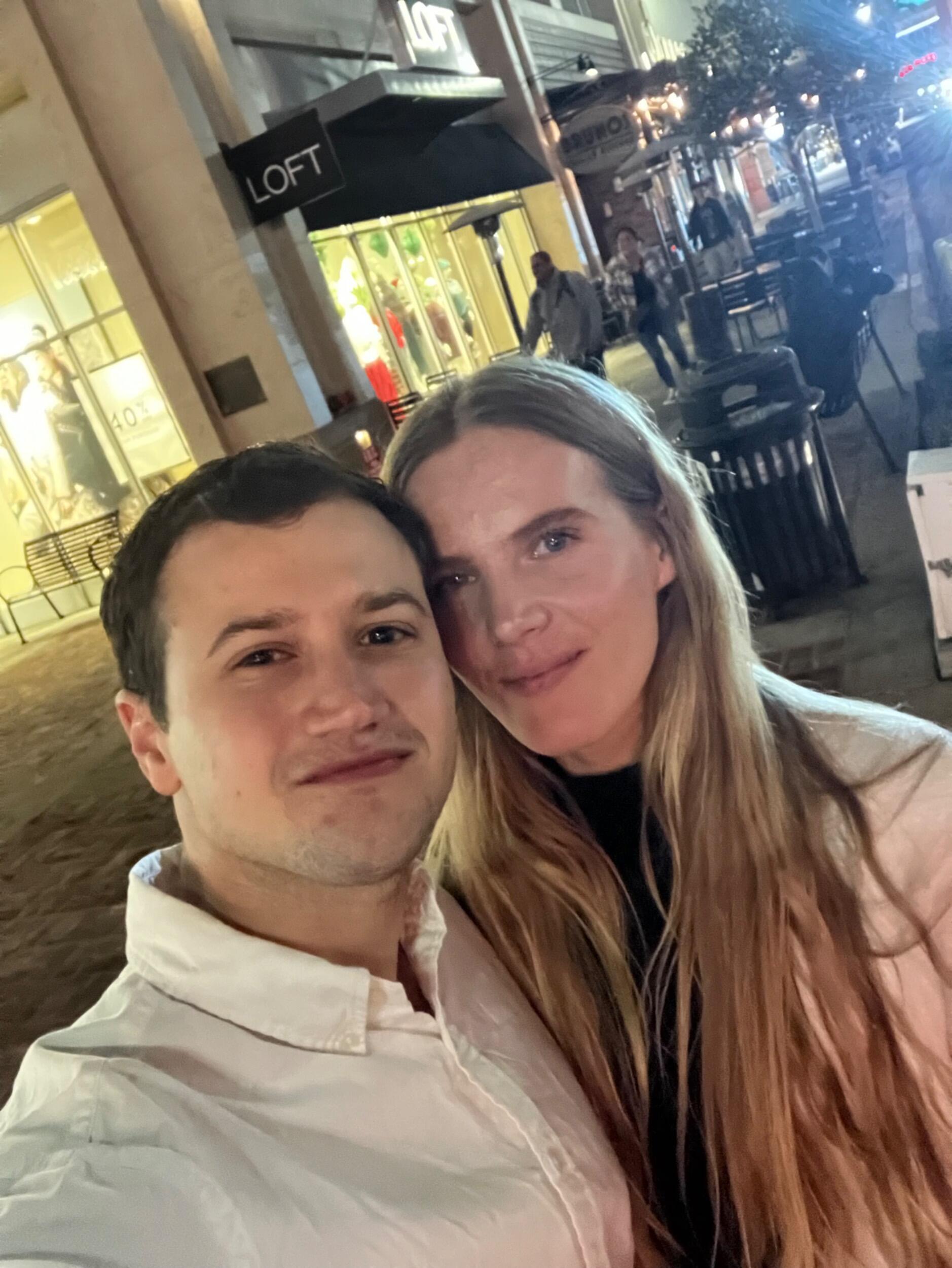 After driving three and a half hours to see each other every three weeks for a few months, we made it official.