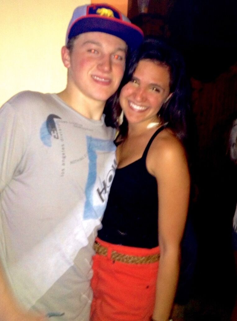 Our first photo together! This was at our freshman year hangout spot, Backstreet Pub, the first year we met.