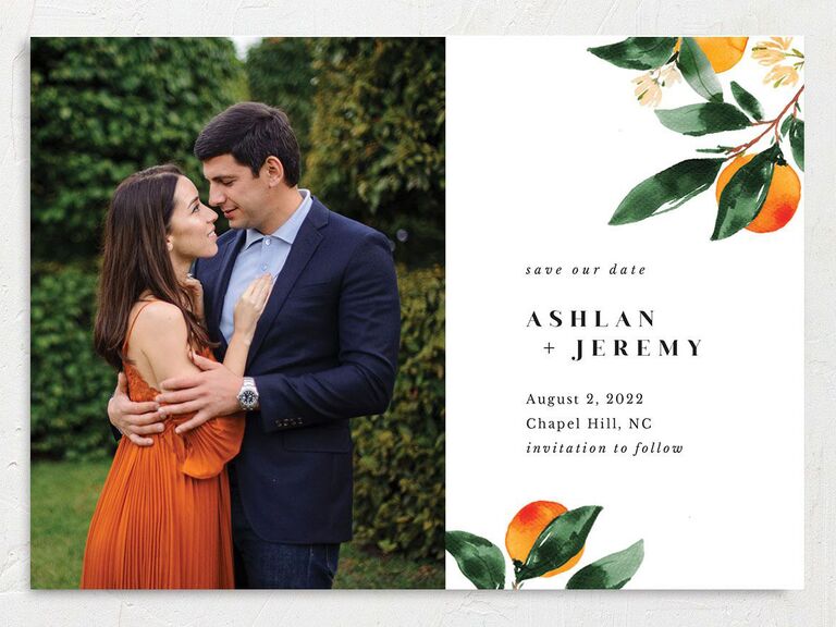 spain destination wedding save the date