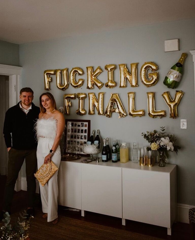 Celebrating their love with Friends & Family