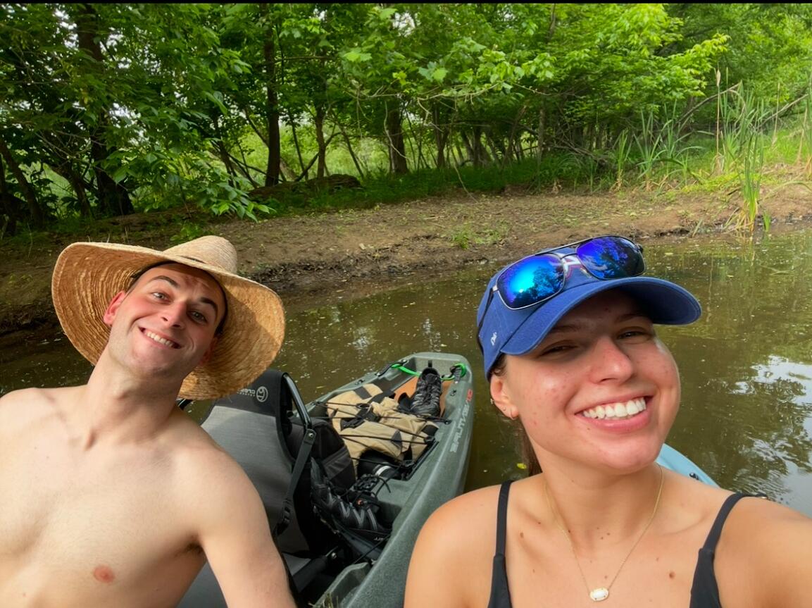 Kayaking in Acworth.