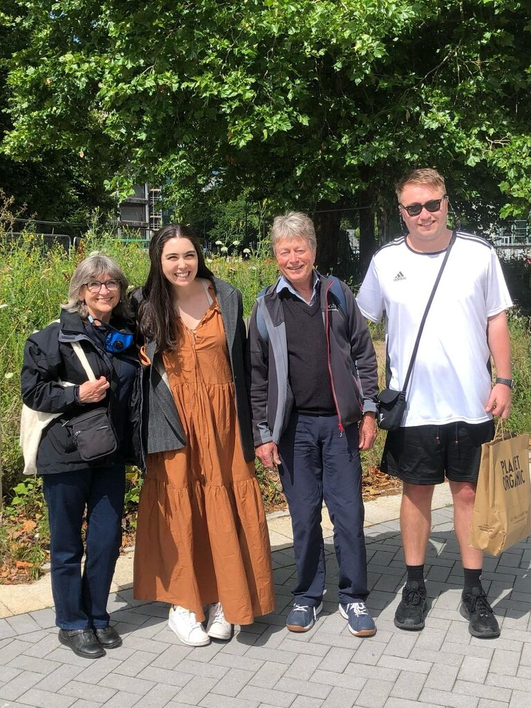 Catching up with special friends Steve and Julia in Bristol.