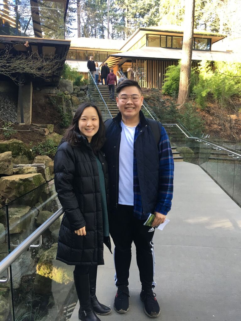 First trip to Portland together. One of our many places that we like to road trip to! We visited the gorgeous Japanese garden. 