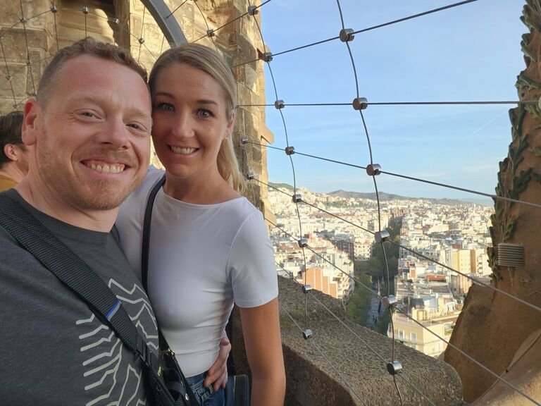 Our first time travelling overseas to Spain.