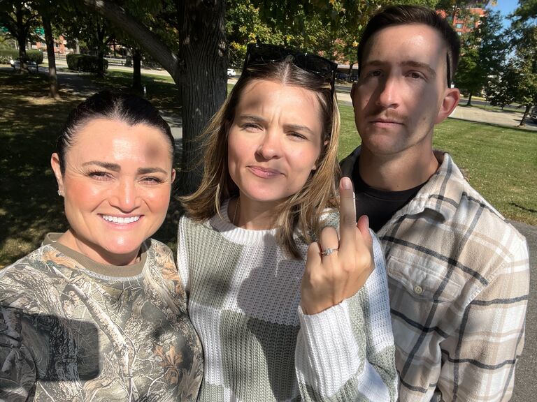 Morgan's mom, Tabatha, came to see them in VA! Do NOT try to hit on her at the wedding. >:( - Morgan