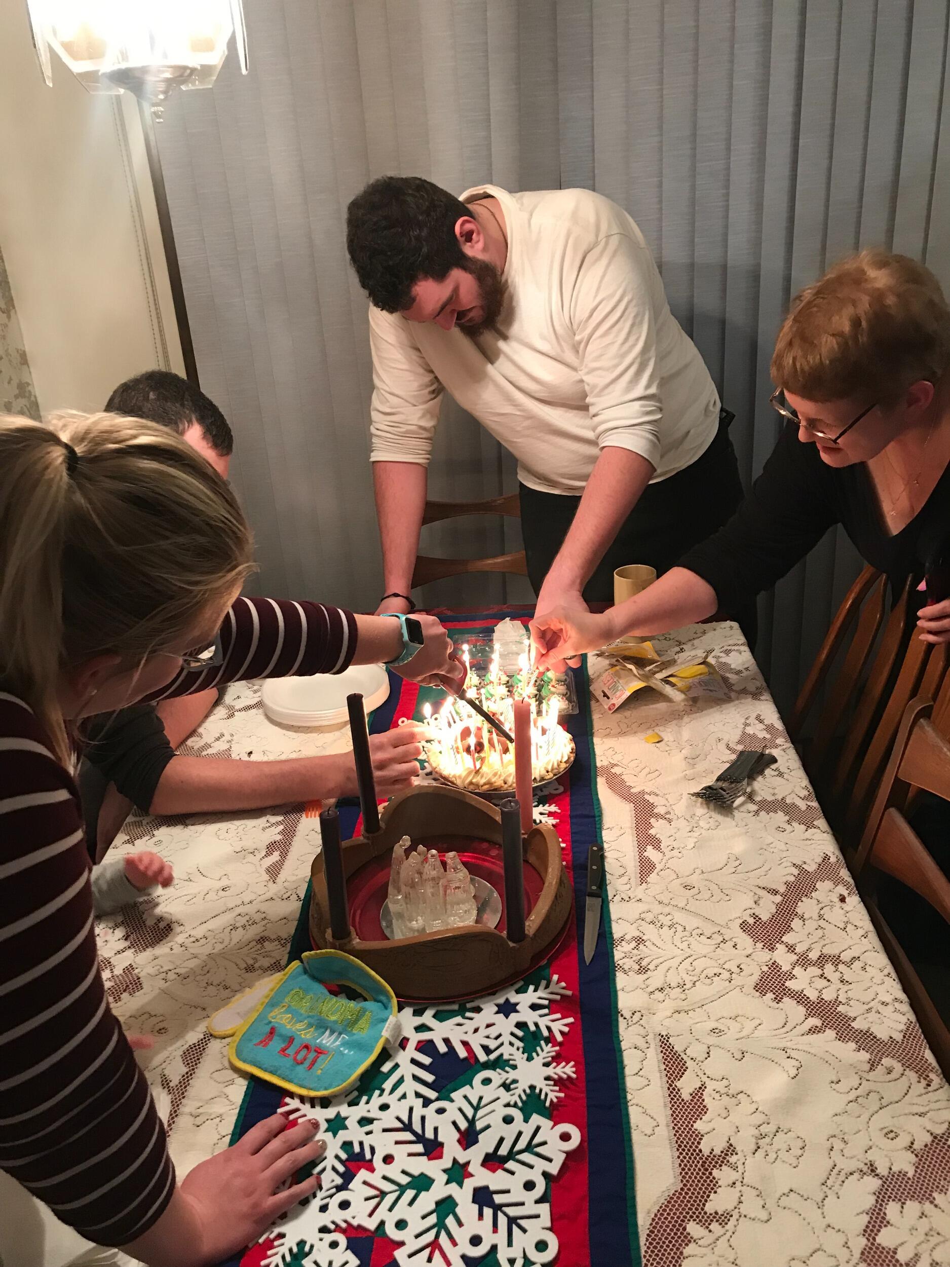 Our first Christmas with the Lowery Family! Yes, it was a full week of driving to different Christmases.