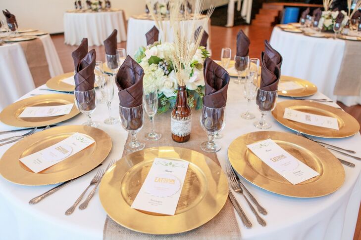 A Craft-Brewery-Themed Wedding at Los Angeles Harbor Masonic Lodges in ...