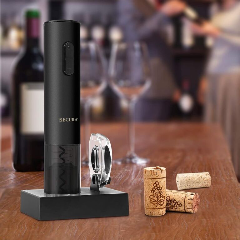 Electric wine bottle opener