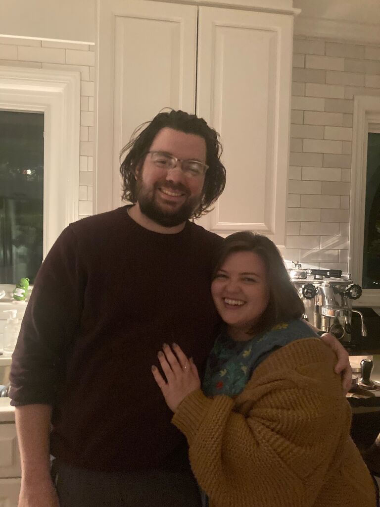 Our first photo together!