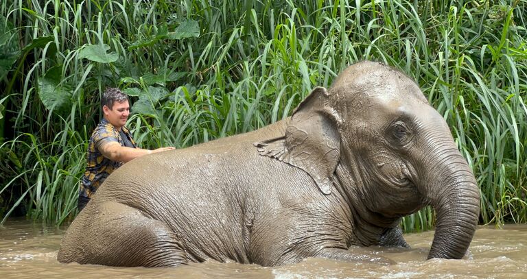 ... but absolutely worth it.  Matthew loves Emily very much (but maybe not as much as elephants)