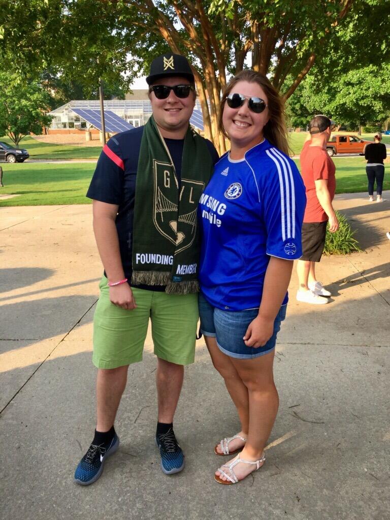 One of the first dates we ever went on! After several months of talking we finally went on a few dates. Nearly 7 years later going to sporting events is still at the top of our to do list!