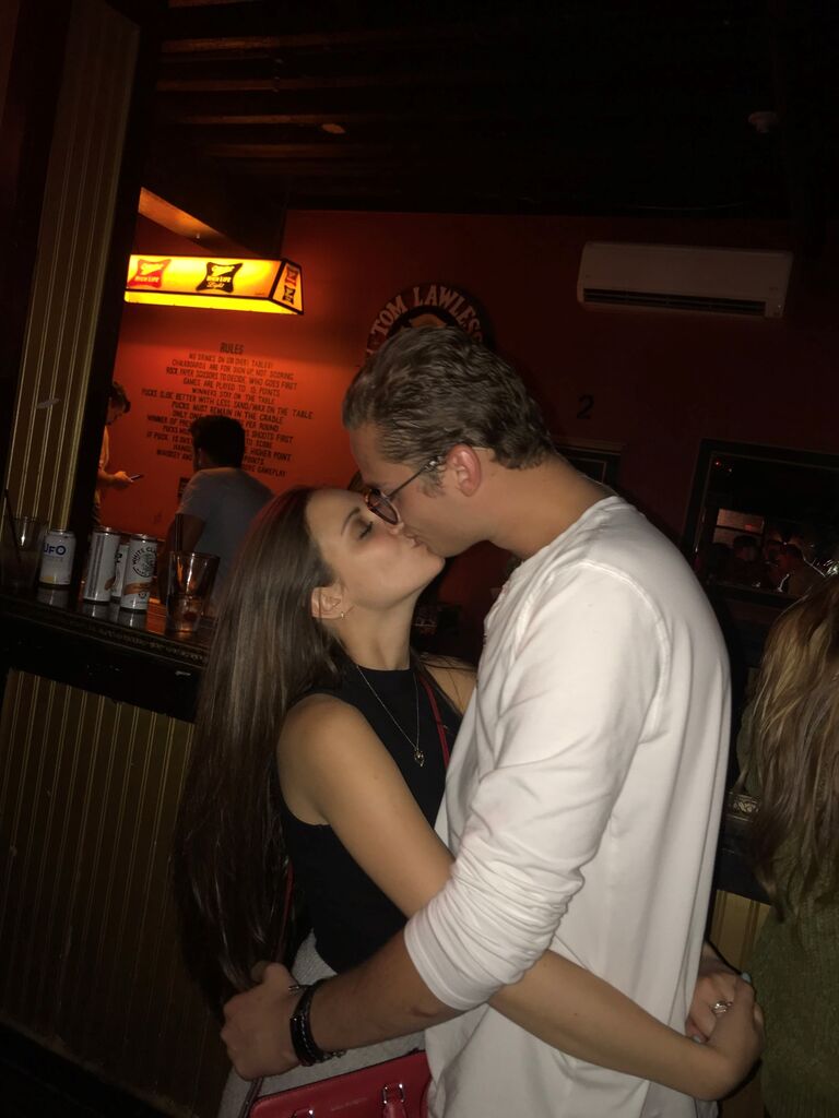 First kissing pic in Brooklyn lol