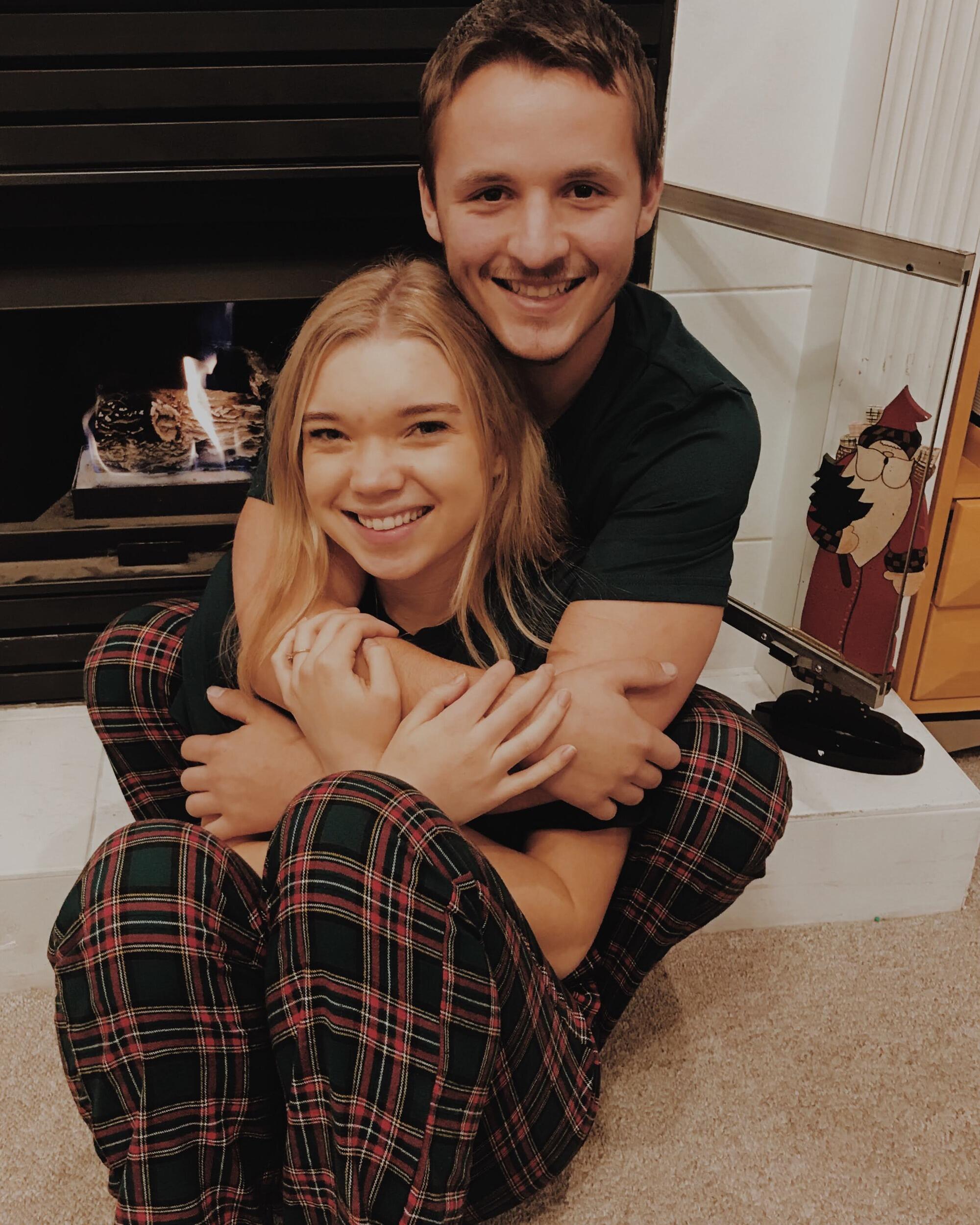 Matching Christmas PJs make for the coziest movie nights
