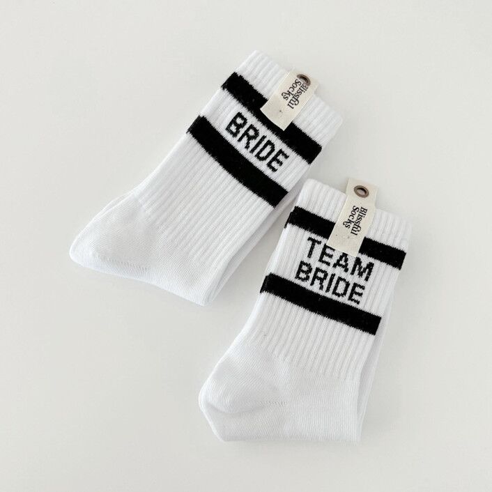 Team Bride socks bridesmaid proposal gift