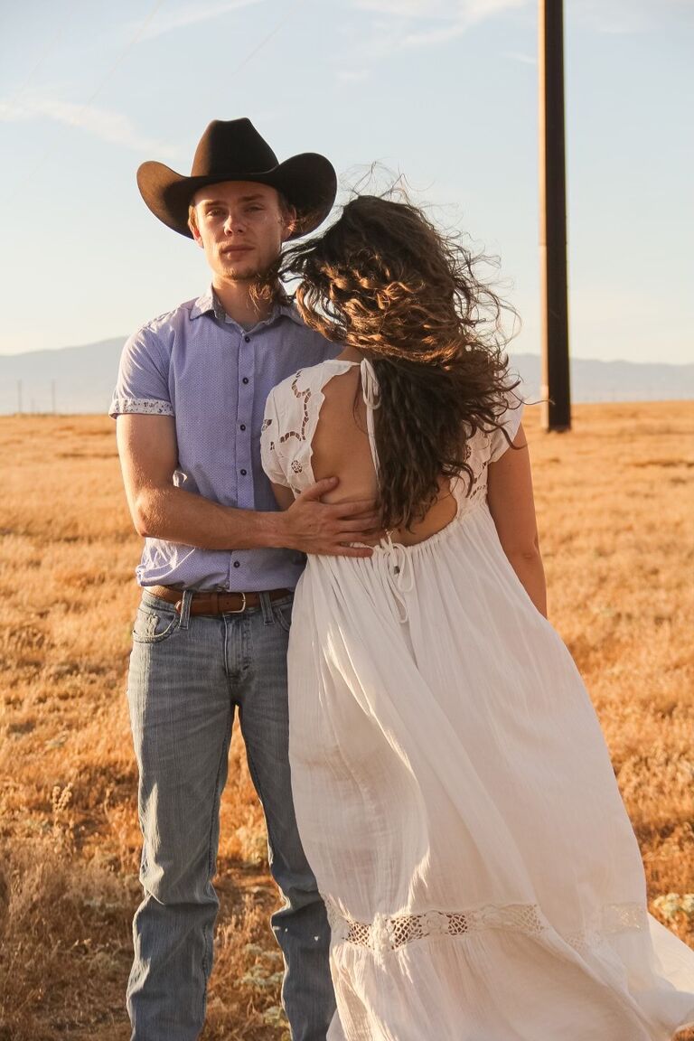 Desert Engagement photos