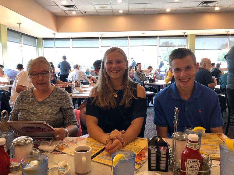 Breakfast with Maria's Grandma