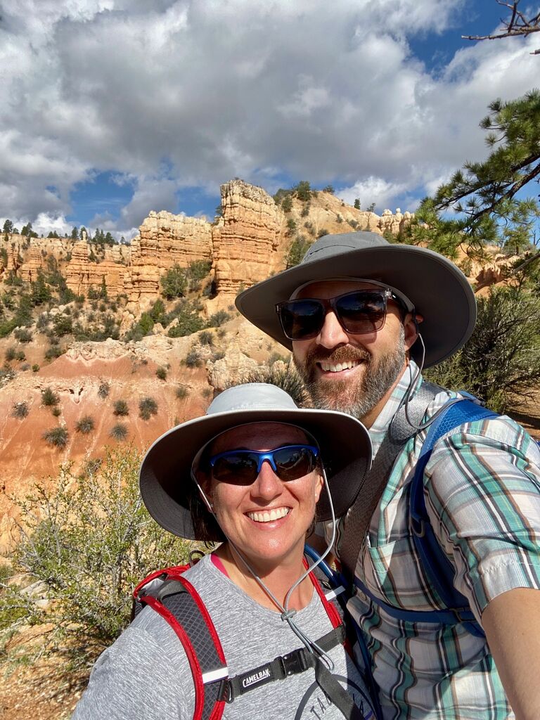 Our first BIG road trip was to Utah to explore Bryce Canyon (pictured here) and Zion National Parks with Rachel's dad, brother, and sister-in-law. Both were epic. At Bryce Canyon, we rode horses and mules through the canyon and hiked till we could barely stand.