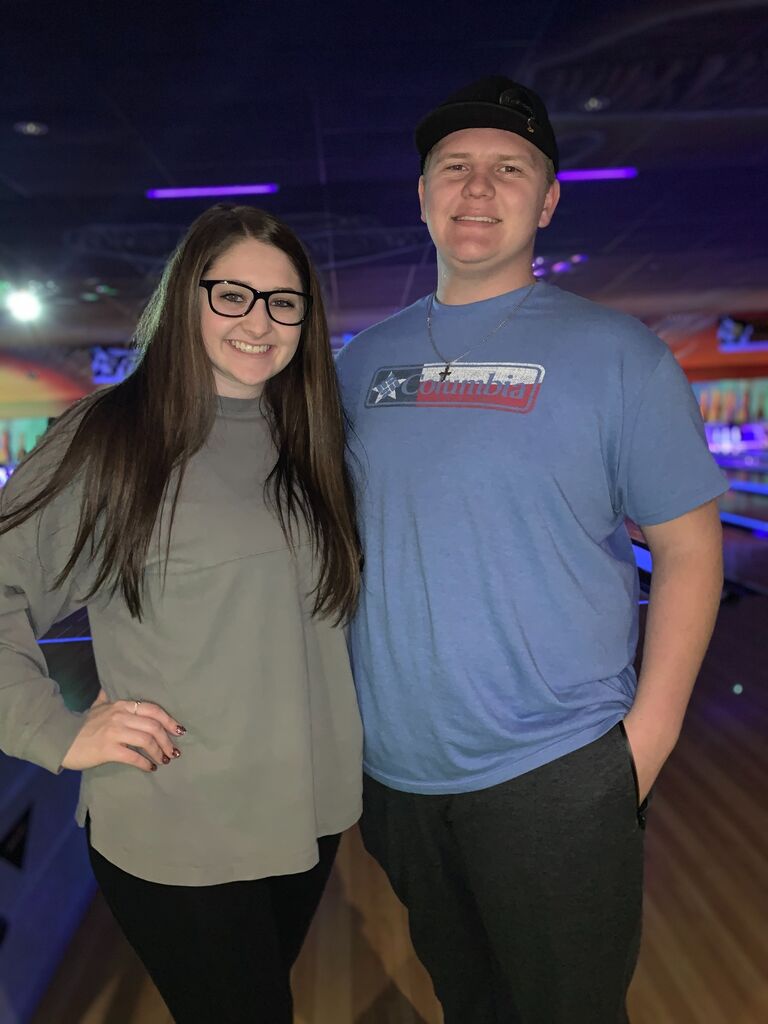 Bowling on Mason's birthday