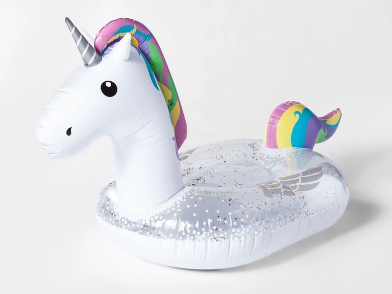 glitter pool float