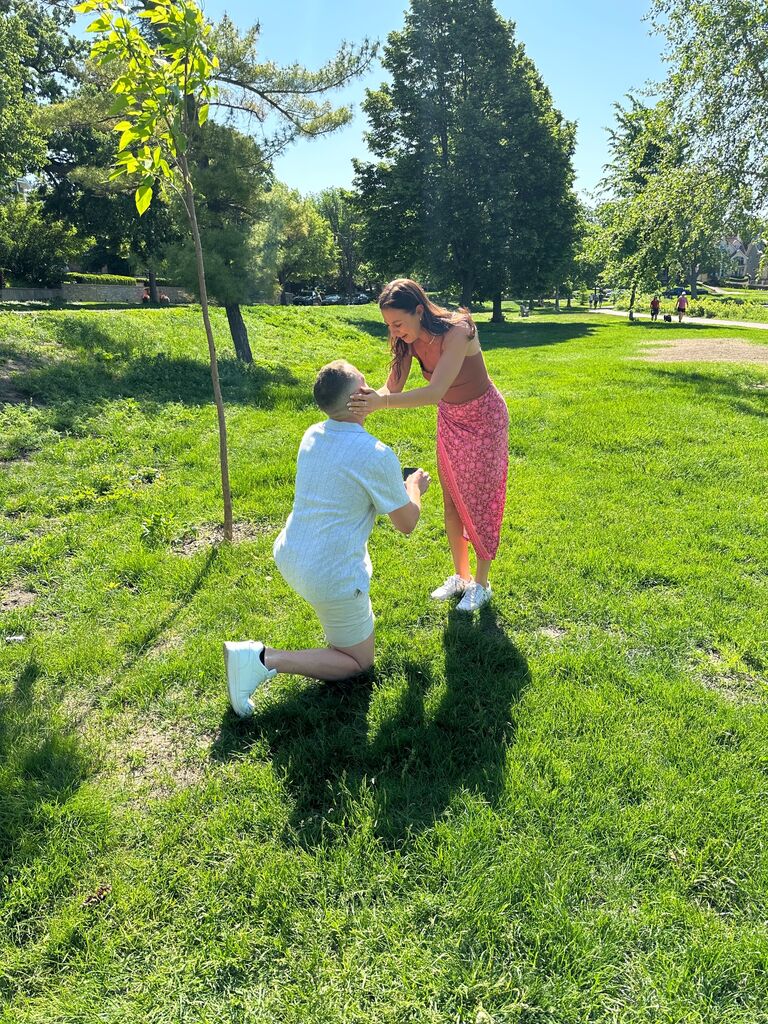 Joey Proposes Where We Had A Picnic When We First Met