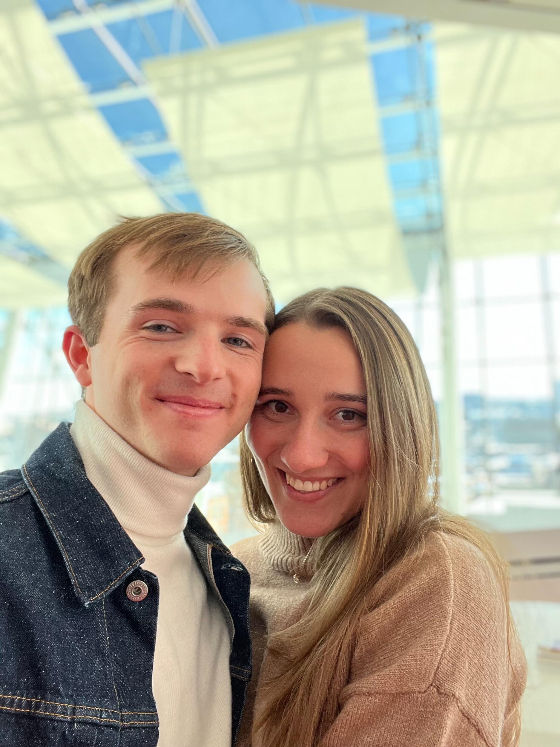 Cam and Han at the Kauffman, enjoying what they both love🎼