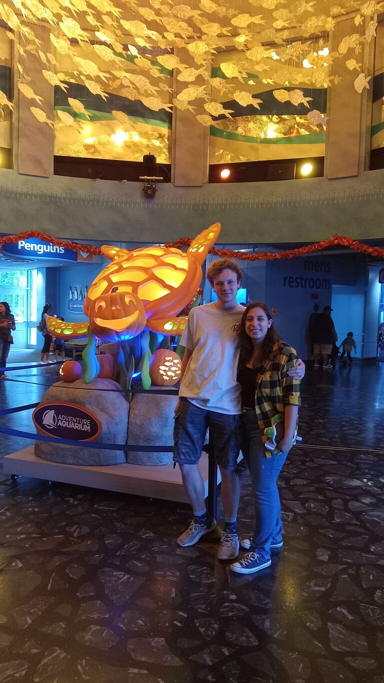 2nd anniversary of dating.
Camden Adventure Aquarium.