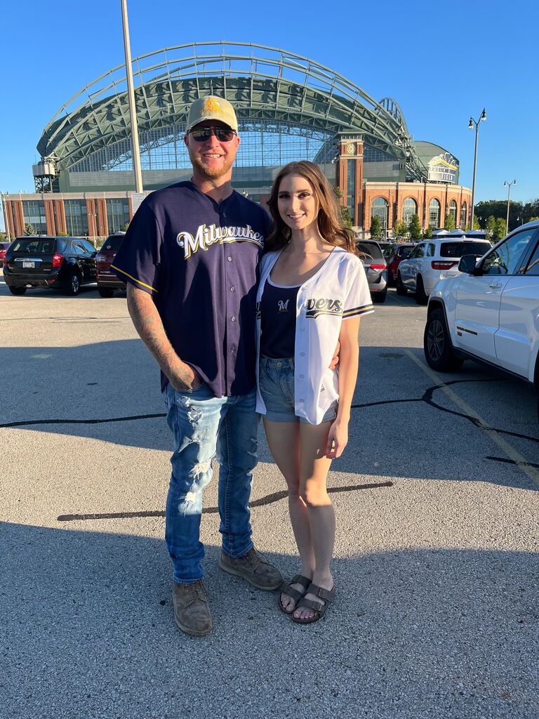 First Brewers game together.  