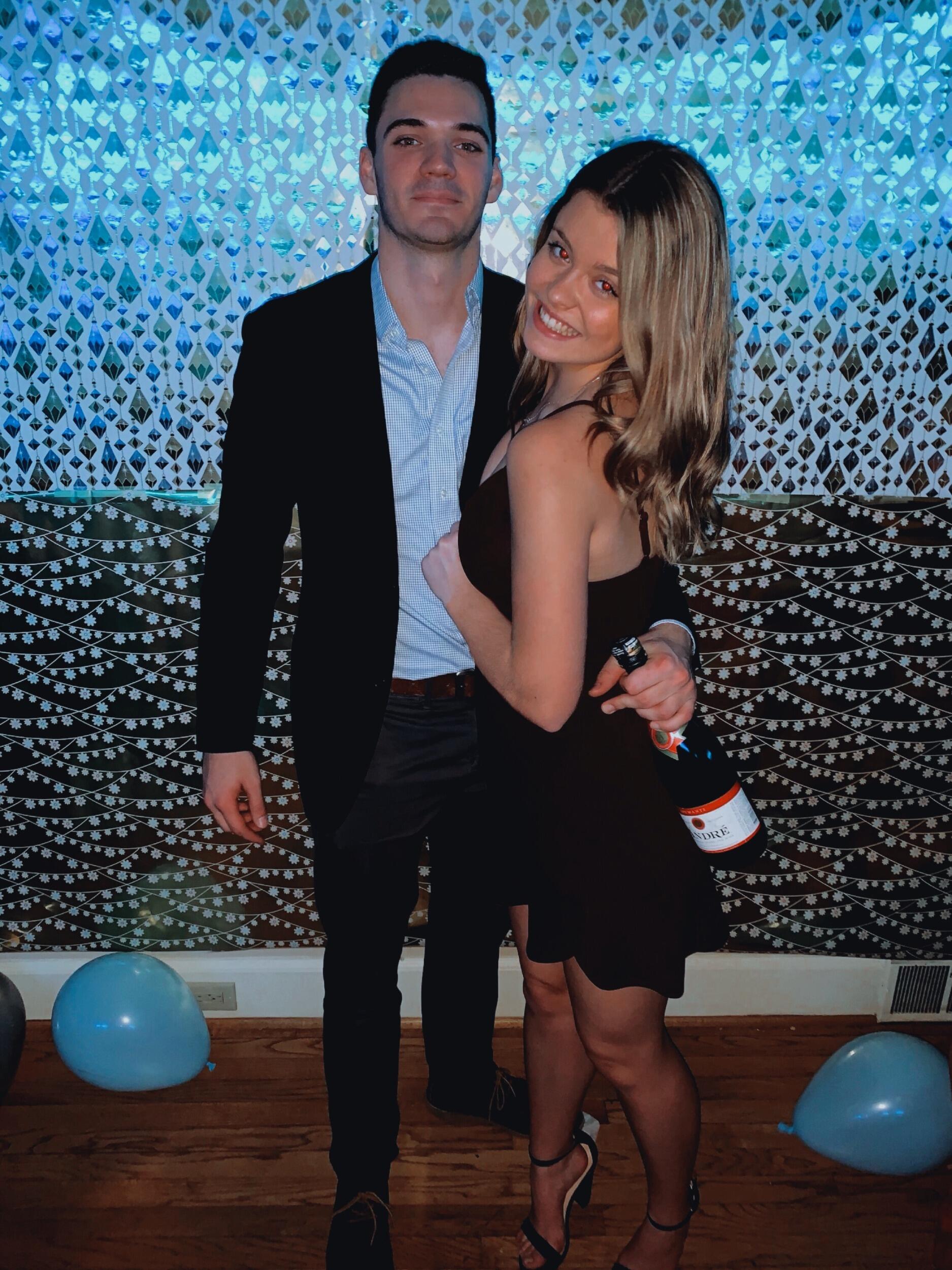 After knowing each other for about 2 months, Julia forced Joe to take this picture together at the Penn State CrossFit Club Formal.