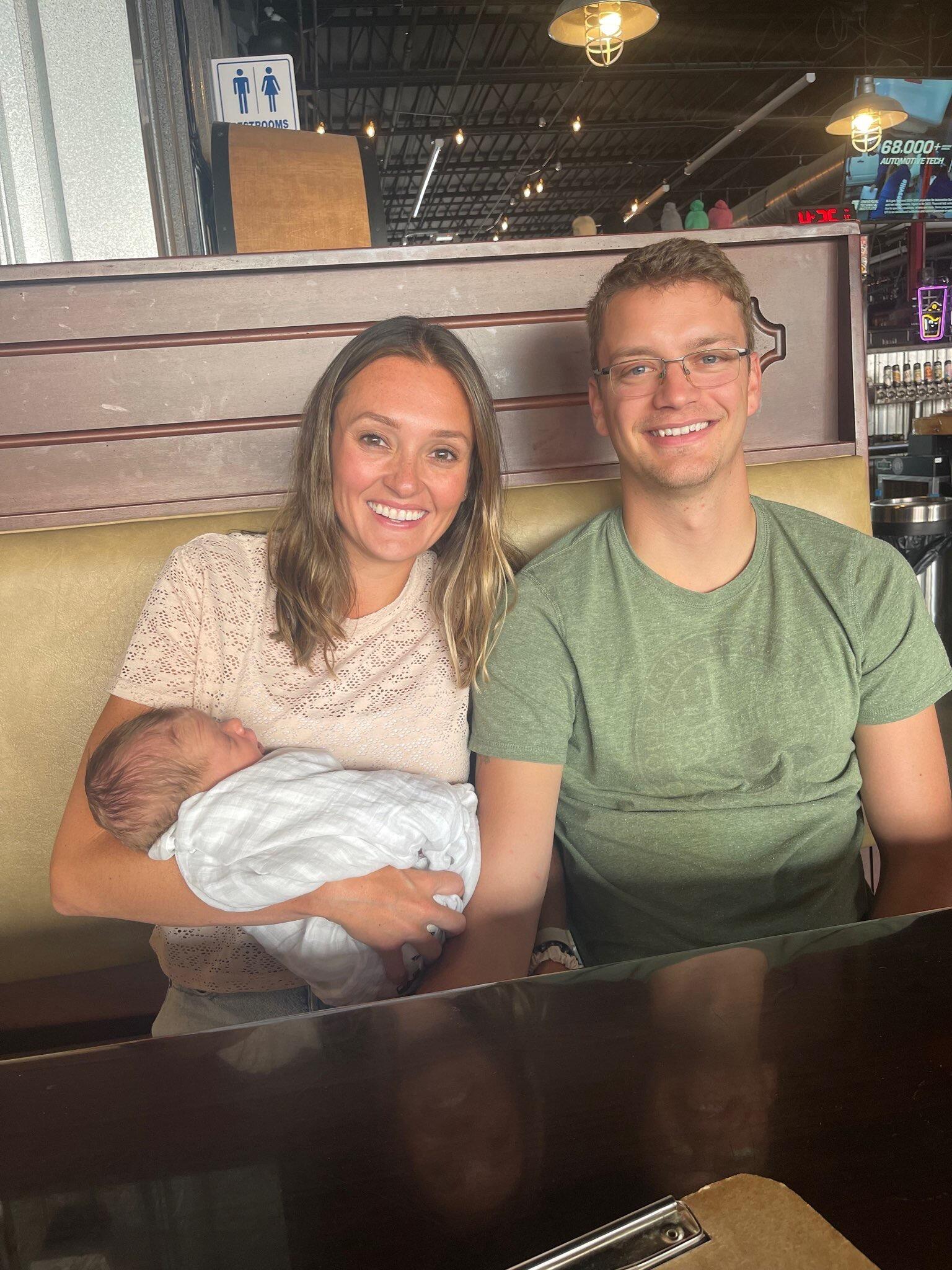 Met our adorable nephew, Culter, who happens to be our ring bearer! 