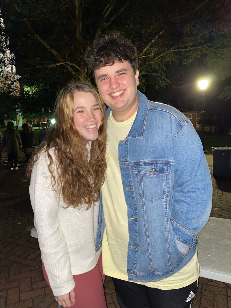 We became quick friends freshman year and this is our first photo together from Samford's fall fest.
