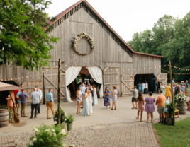 The Barn at Cedar Grove barn wedding venue in Greensburg, Kentucky