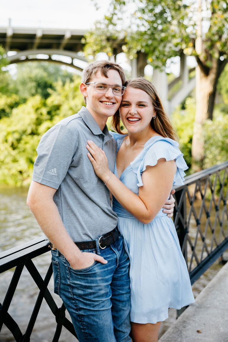 Stuart and Josephine got photos taken together by Madeline Drentlaw for the first time! 