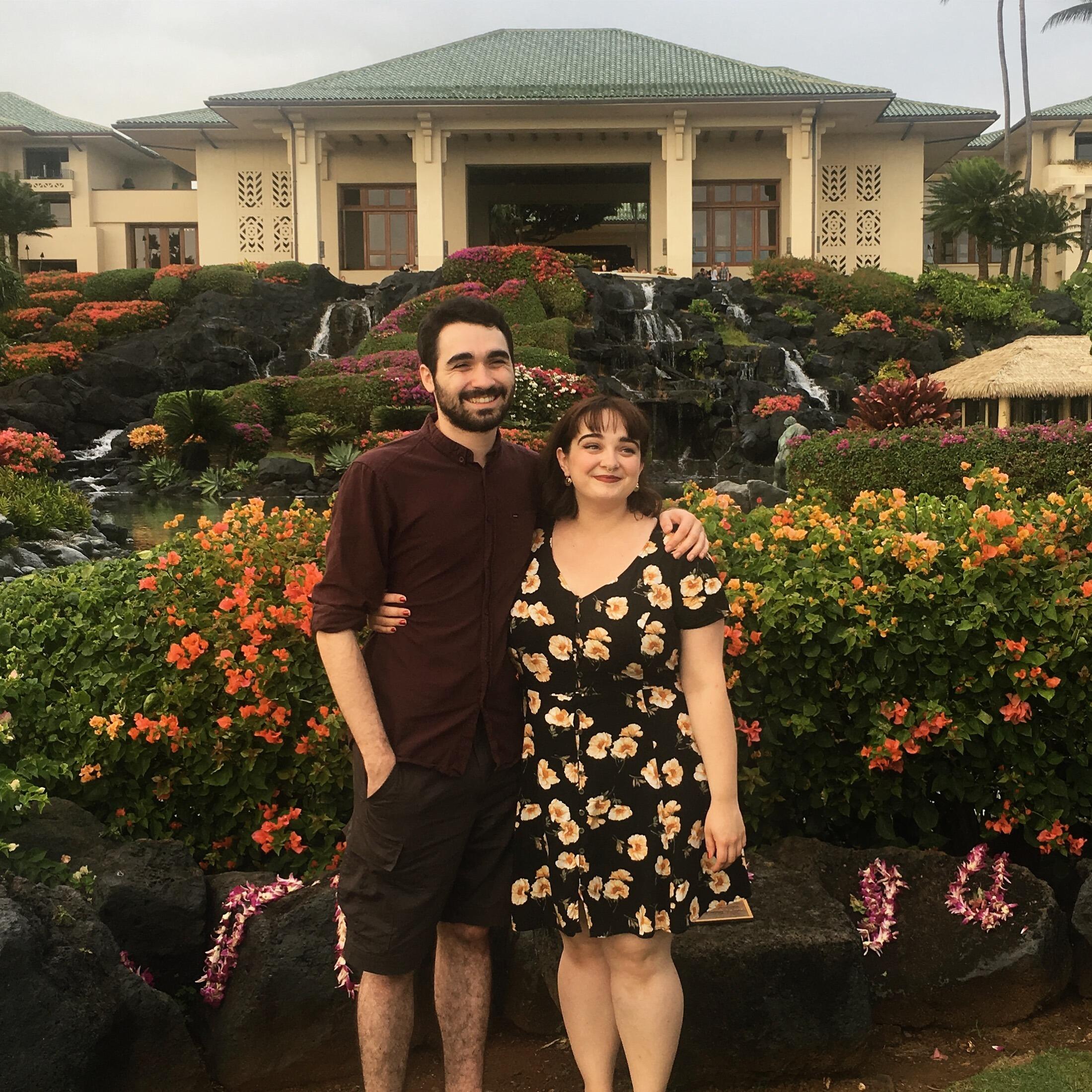 Our first big trip together! Kauai for Christmas with Eddie's family