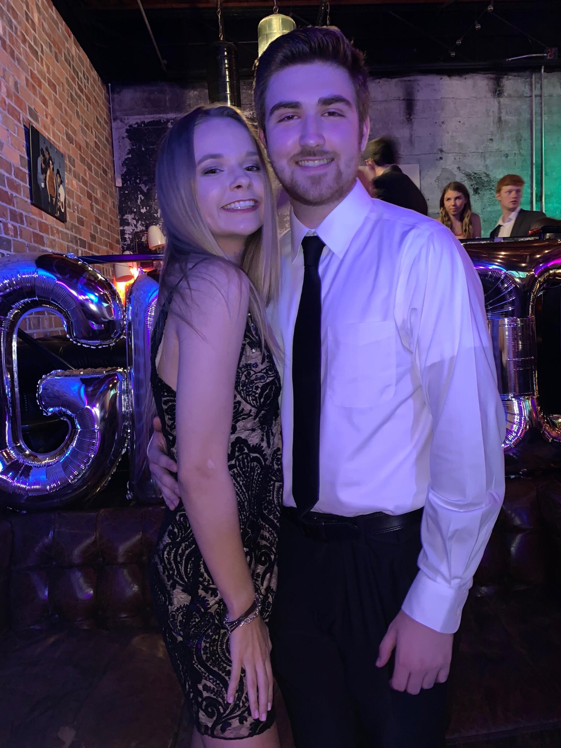 
We meet on a blind date to a Sorority Semi-Formal Freshman Year of College (Thanks Lindsey!)