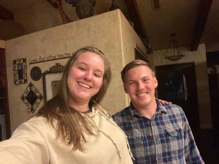 After going on a few dates together, Simon asked Emma to be his girlfriend. Then Emma's mom bugged her to death for a picture of them together. 