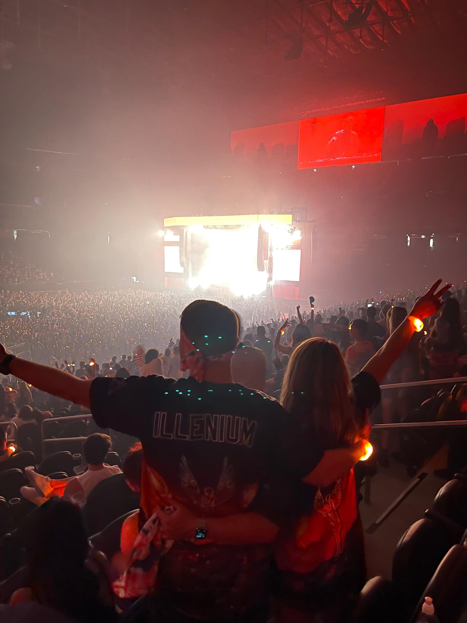Illenium concert at the then, brand new, Allegiant Stadium.