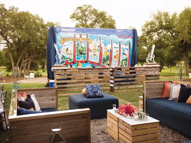 Austin Texas venue setup